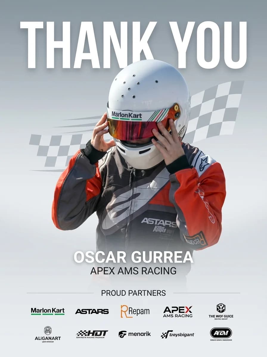 Agradecimiento a Patrocinadores poster example