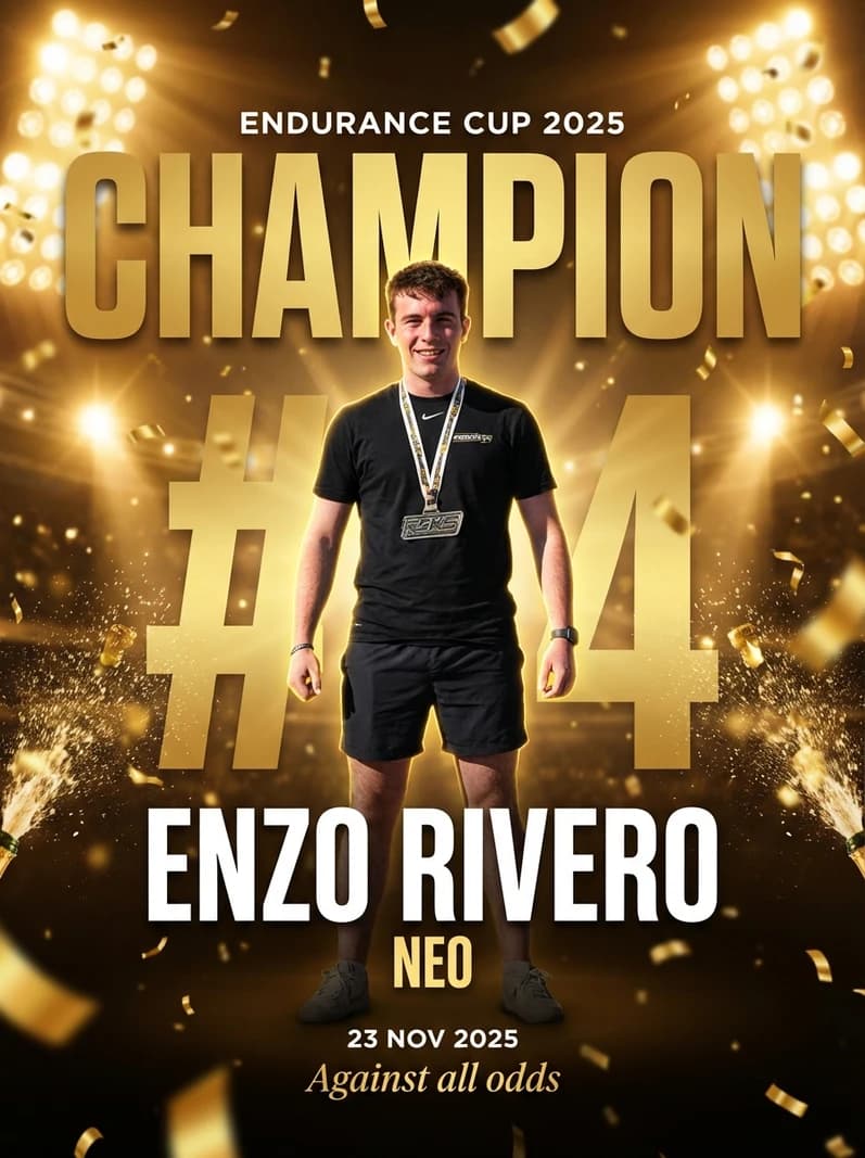 Champion poster example