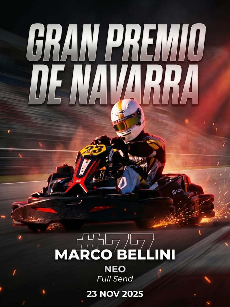 Race Event poster example