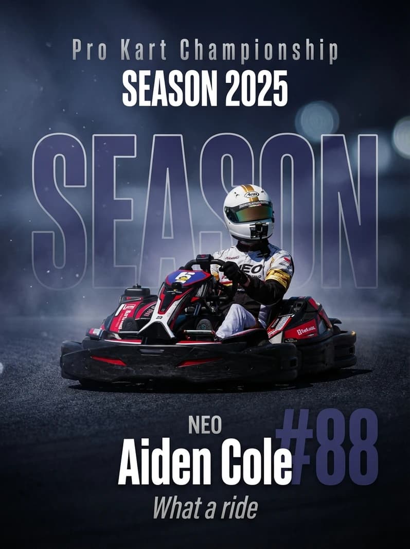 Season Recap poster example